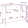 Konzolový stolek 100x34,5x75 cm kompozitní dřevo [834161] (Barva dub sonoma)