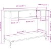 Konzolový stolek 100x34,5x75 cm kompozitní dřevo [834161] (Barva dub sonoma)