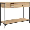 Konzolový stolek 100x34,5x75 cm kompozitní dřevo [834161] (Barva dub sonoma)