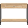 Konzolový stolek 100x34,5x75 cm kompozitní dřevo [834161] (Barva dub sonoma)