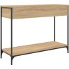 Konzolový stolek 100x34,5x75 cm kompozitní dřevo [834161] (Barva dub sonoma)