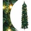 Umělý vánoční stromek s LED osvětlením zasněžený 30 LED 60 cm [357688] (Barva Zelená)