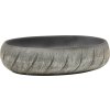 Umyvadlo na desku oválné 59 x 40 x 15 cm keramika [155093] (Barva Šedá a modrá)