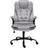 Kancelářská židle samet [20570] (Barva Světle šedá)