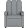 Masážní polohovací křeslo textil [371740] (Barva Tmavě šedá)