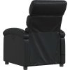 Masážní polohovací křeslo umělá kůže [371720] (Barva Černá)