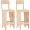 Barové stoličky 2 ks 40 x 48,5 x 115,5 cm masivní borové dřevo [825364] (Barva Přírodní douglaska)