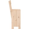 Barové stoličky 2 ks 40 x 48,5 x 115,5 cm masivní borové dřevo [825364] (Barva Přírodní douglaska)