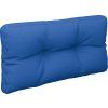 Podušky na palety 2 ks textil [314532] (Barva Modrá)