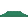 Střecha k party stanu 6 x 3 m 270 g/m² [315328] (Barva Zelená)