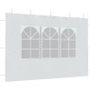 Boční stěna k party stanu 2 ks s oknem PE [45113] (Barva Bílá)