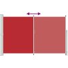 Boční markýza na terasu 180 x 300 cm [313404] (Barva Červená)