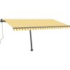 Volně stojící automatická markýza 450 x 300 cm [3069768] (Barva Žluto-bílá)