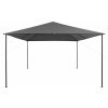 Zahradní altán 4 x 4 m ocel [312238] (Barva Antracitová)