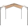 Zahradní altán 4 x 4 m ocel [43167] (Barva Béžová)