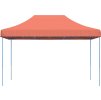 Skládací party stan pop-up oranžový 410 x 279 x 315 cm [48892] (Barva cream (blue frame))