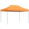 Skládací party stan pop-up oranžový 410 x 279 x 315 cm [48892] (Barva cream (blue frame))
