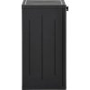 Zahradní úložná skříň 65 x 45 x 88 cm PP vzhled dřeva [151236] (Barva Černá)