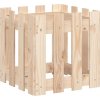 Zahradní truhlík plotový design 40x40x40 cm masivní douglaska [832451] (Barva Přírodně impregnované)