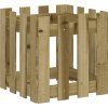 Zahradní truhlík plotový design 40x40x40 cm masivní douglaska [832451] (Barva Přírodně impregnované)