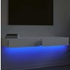 TV skříňky s LED osvětlením 2 ks 60 x 35 x 15,5 cm [842887] (Barva Bílá)
