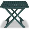 3dílný skládací bistro set plastový [43582] (Barva Zelená)