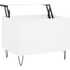 Konferenční stolek 60x44,5x45 cm kompozitní dřevo [830950] (Barva Bílá s vysokým leskem)