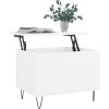 Konferenční stolek 60x44,5x45 cm kompozitní dřevo [830950] (Barva Bílá s vysokým leskem)