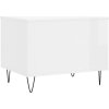Konferenční stolek 60x44,5x45 cm kompozitní dřevo [830950] (Barva Bílá s vysokým leskem)