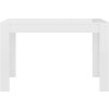 Jídelní stůl 120 x 60 x 76 cm dřevotříska [800432] (Barva Bílá)