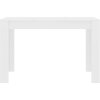 Jídelní stůl 120 x 60 x 76 cm dřevotříska [800432] (Barva Bílá)
