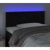 Čelo postele s LED 90x5x78/88 cm samet [3121889] (Barva Tmavě zelená)
