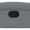 Polohovací křeslo textil [371752] (Barva Tmavě šedá)