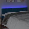 Čelo postele s LED 160x5x78/88 cm samet [3121671] (Barva Růžová)