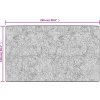 Koberec pratelný 150 x 230 cm protiskluzový [373999] (Barva Šedá a bílá)