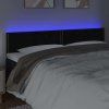 Čelo postele s LED 160x5x78/88 cm samet [3121526] (Barva Světle šedá)