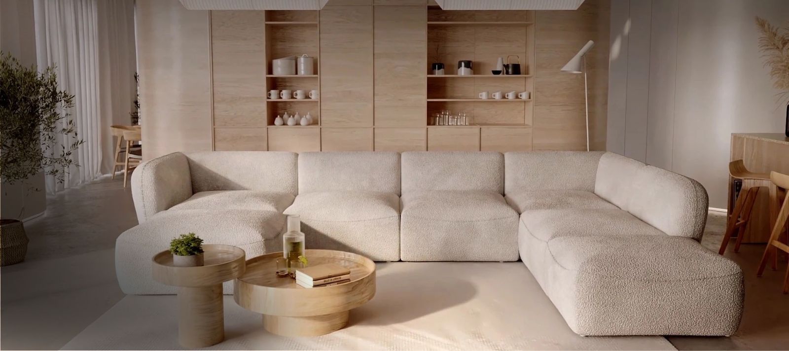 moderni obyvak se sedaci soupravou home nabytek