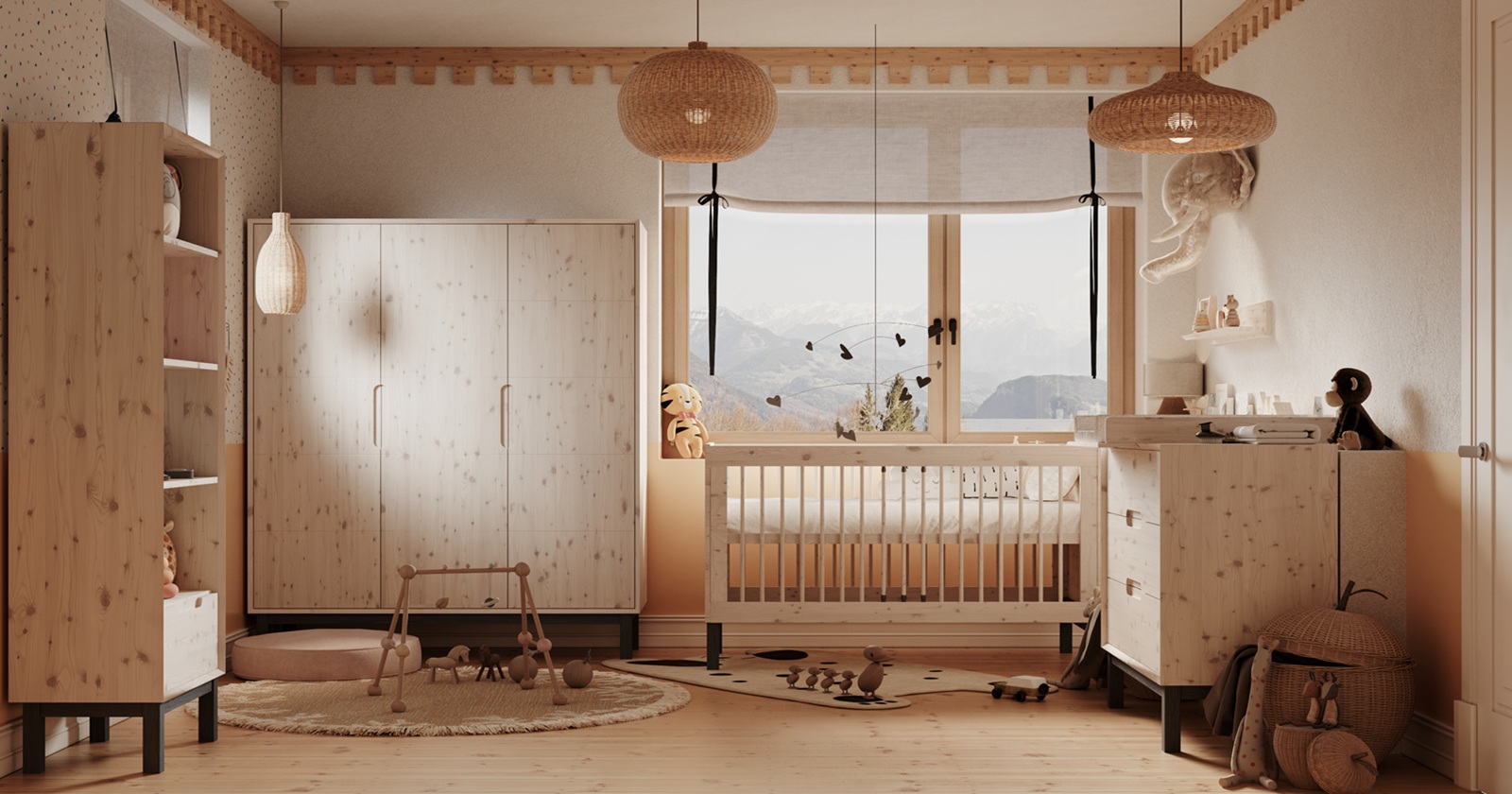 Dětské rostoucí postýlky s nastavitelným roštem z kvalitních materiálů - Home nábytek