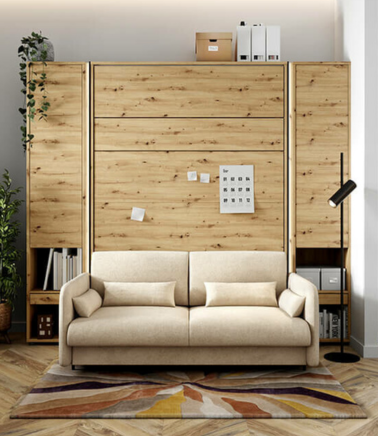 Praktická výklopná postel - úspora místa a plnohodnotné spaní v jednom