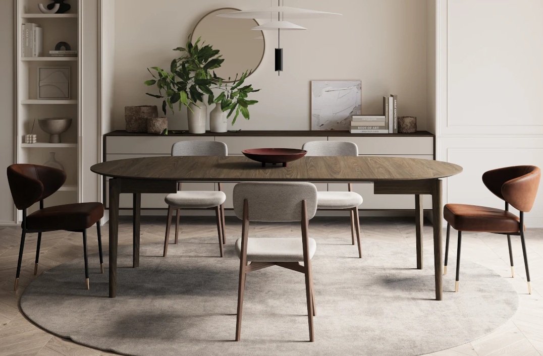 Stůl Plot 04 ve tamvém dubu