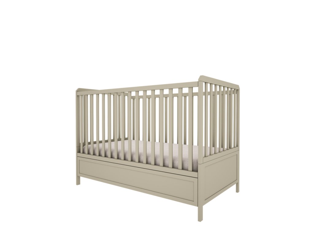 Rostoucí postýlka Vintage 140 x 70 cm - eukalyptová