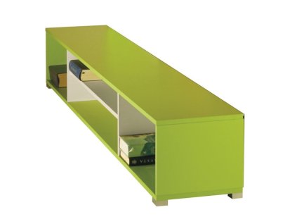 Nízký regál  Labirynt - skladem oranžový odstín