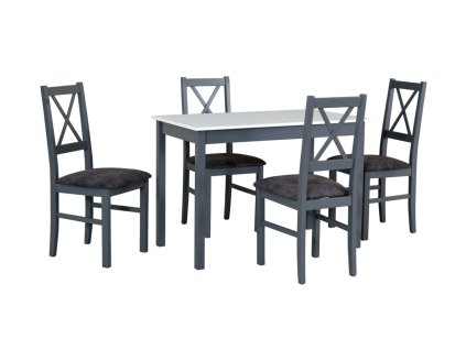 Jídelní stůl Max II, 4x židle Nilo X