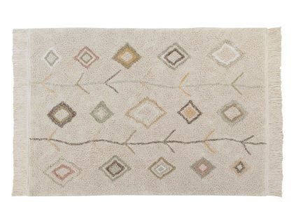 Koberec 140 x 200 barevné vzory, přírodní Lorena Canals - Re-Edition
