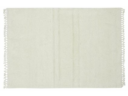 Vlněný koberec 140 x 200 Lorena Canals bílý se vzorem - Sheep