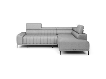 Sedací souprava Caldo L od Wersal - moderní rohový model s elegantním prošíváním sedáku i opěráku, rozkladem typu Puma a praktickým úložným prostorem