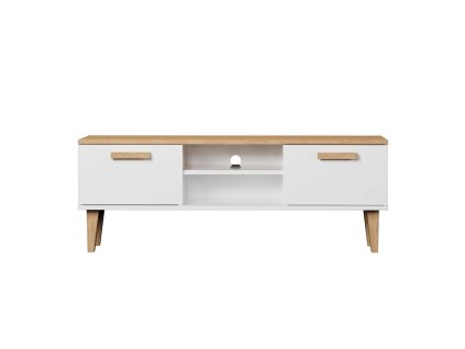 Televizní stolek RTV Denver 120 cm - bílý