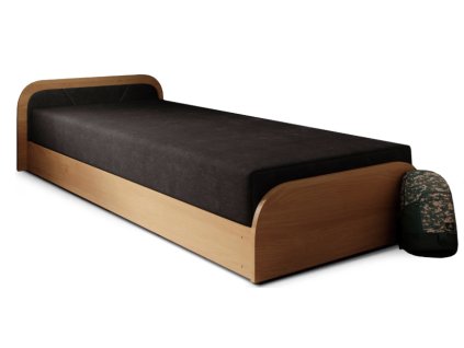 Dětská postel Parys 80x190 cm/levá strana - hnědá