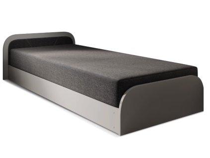 Dětská postel Parys 80x190 cm/levá strana - šedá