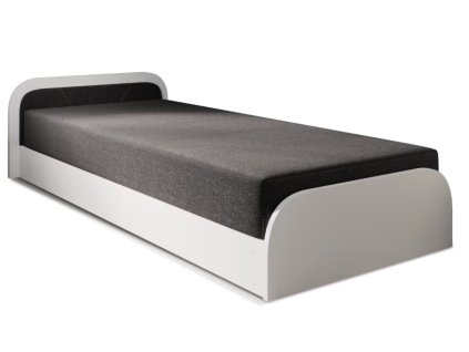 Dětská postel Parys 80x190 cm/levá strana - bílá